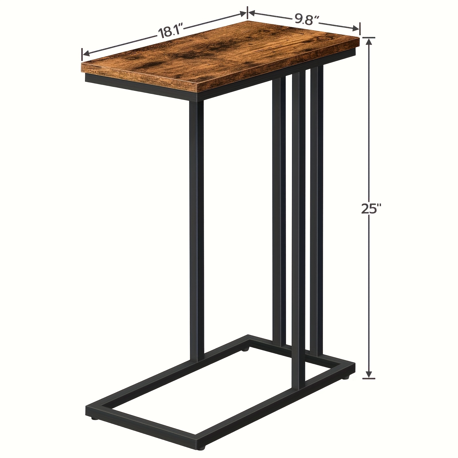 TEMU A Stylish Coffee Table With An , Suitable For Living Rooms And Bedrooms, In And Black Colors.