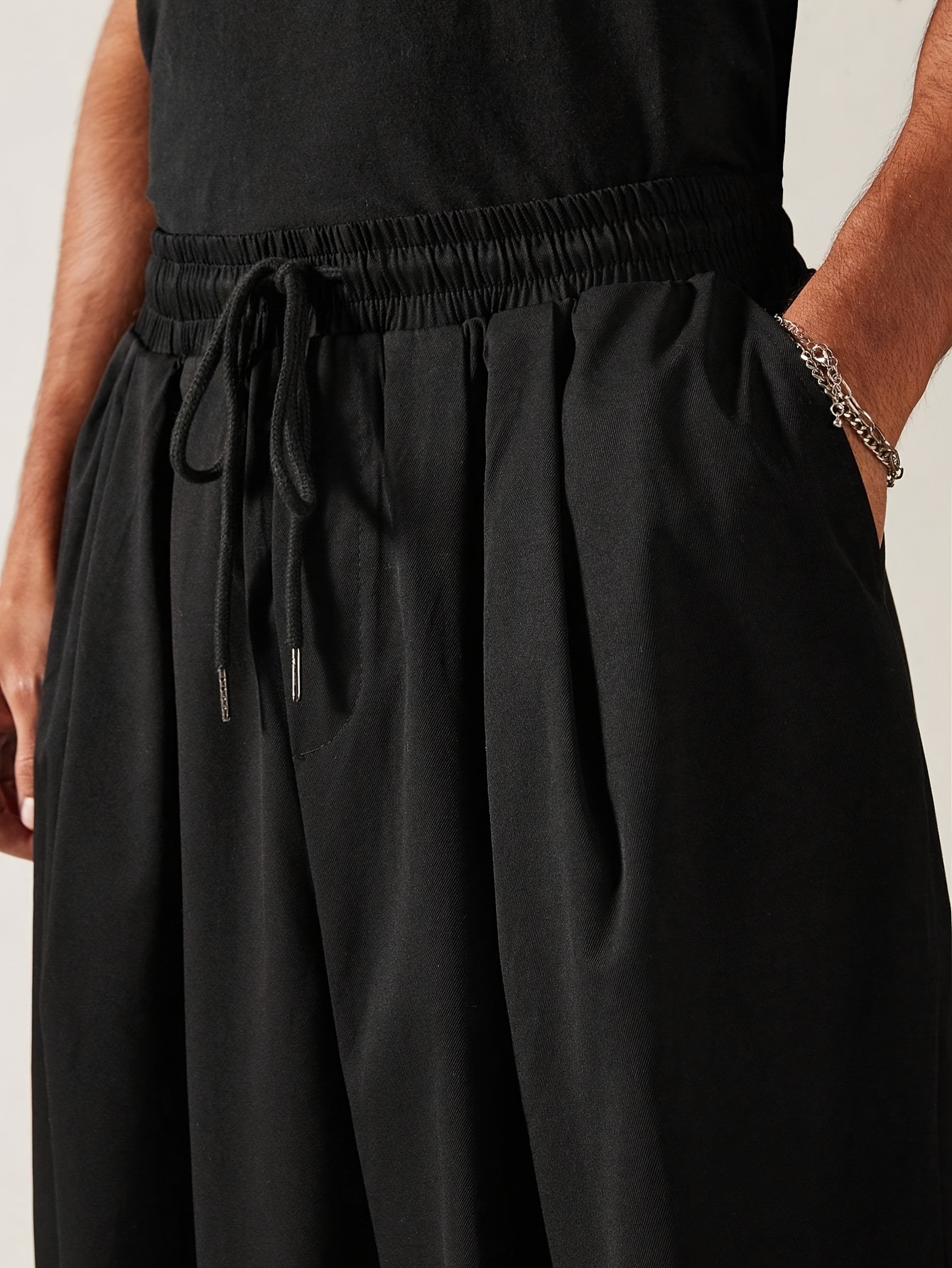 mannenbroek met wijde pijpen en zakken, comfortabele broek voor buitenactiviteiten cadeau 4