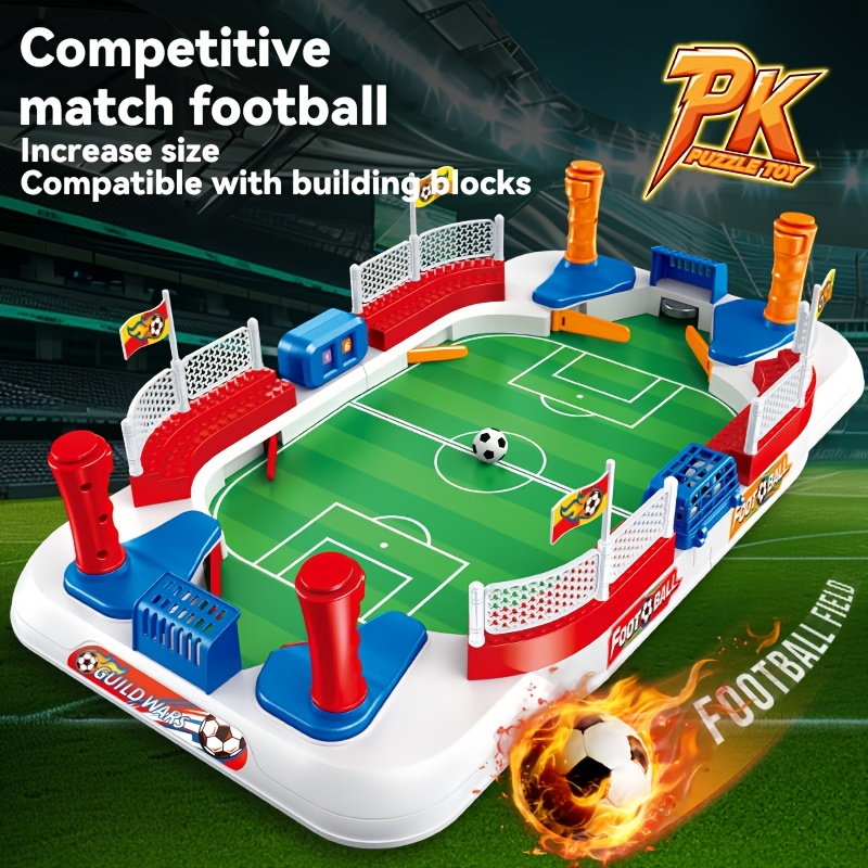 new double player table football field game educational gift for boys and girls interactive birthday holiday present desktop game for kids aged 3 6 years Product details 4