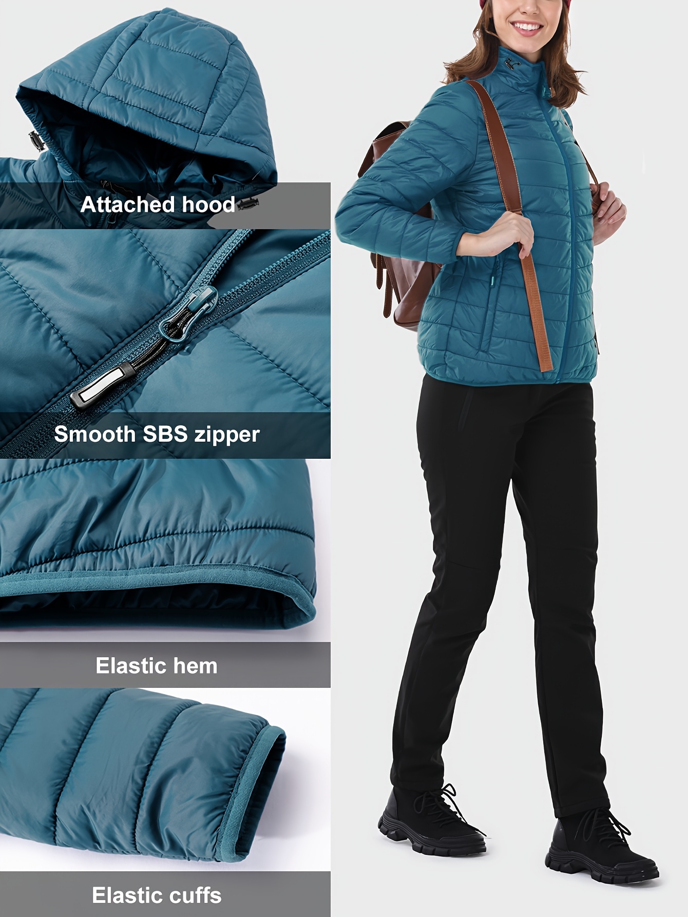 Lightweight womens puffer coat on sale