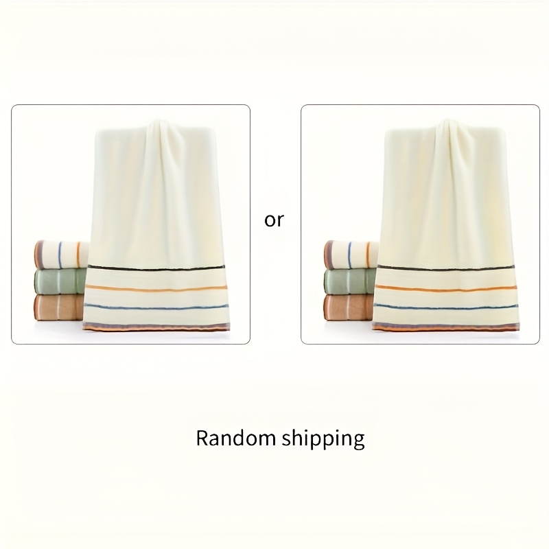 Image of 1pc Hand Towel, Random Color, Soft Absorbent Quick-dry Hand Towel, Ideal For Bathroom Travel Gym Spa Center Bathroom Supplies