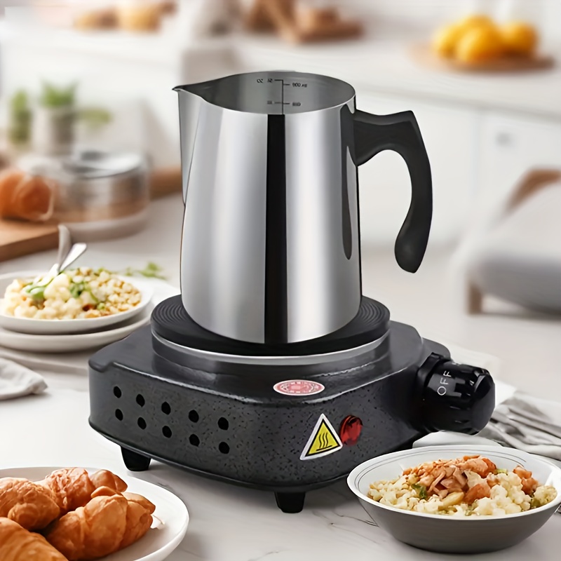 [Portable Electric Stove] Compact Portable Mini Electric Stove for Home Use | Coffee Maker for Brewing Moka Pot, Outdoor Camping Coffee Burner