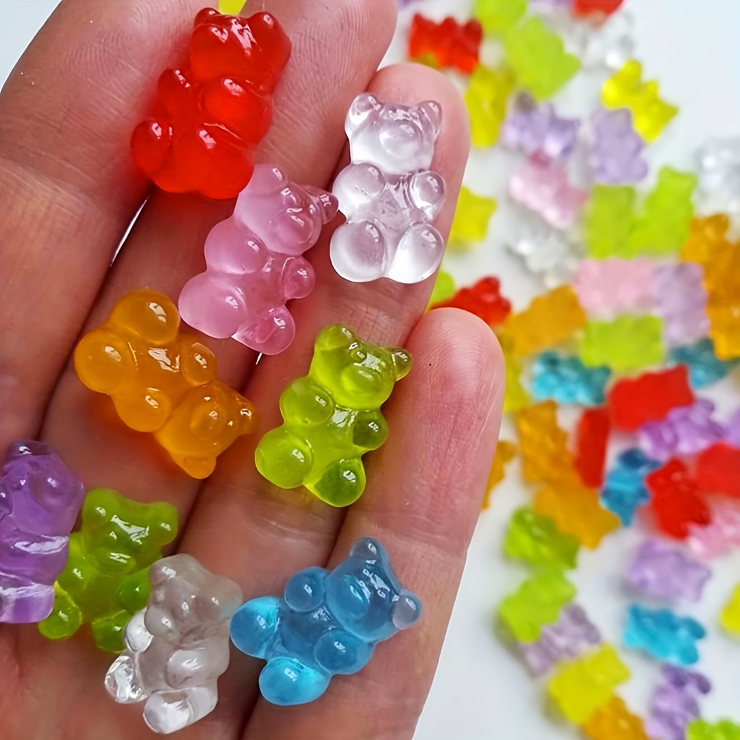 

50pcs 3d Bear Set - For Diy & Art Decorations,