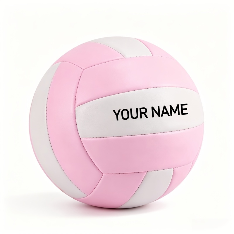 TEMU Custom Professional Size 5 Volleyball, Printable With Name And Number, Wear-resistant Training Volleyball, Suitable For Indoor And Outdoor Use