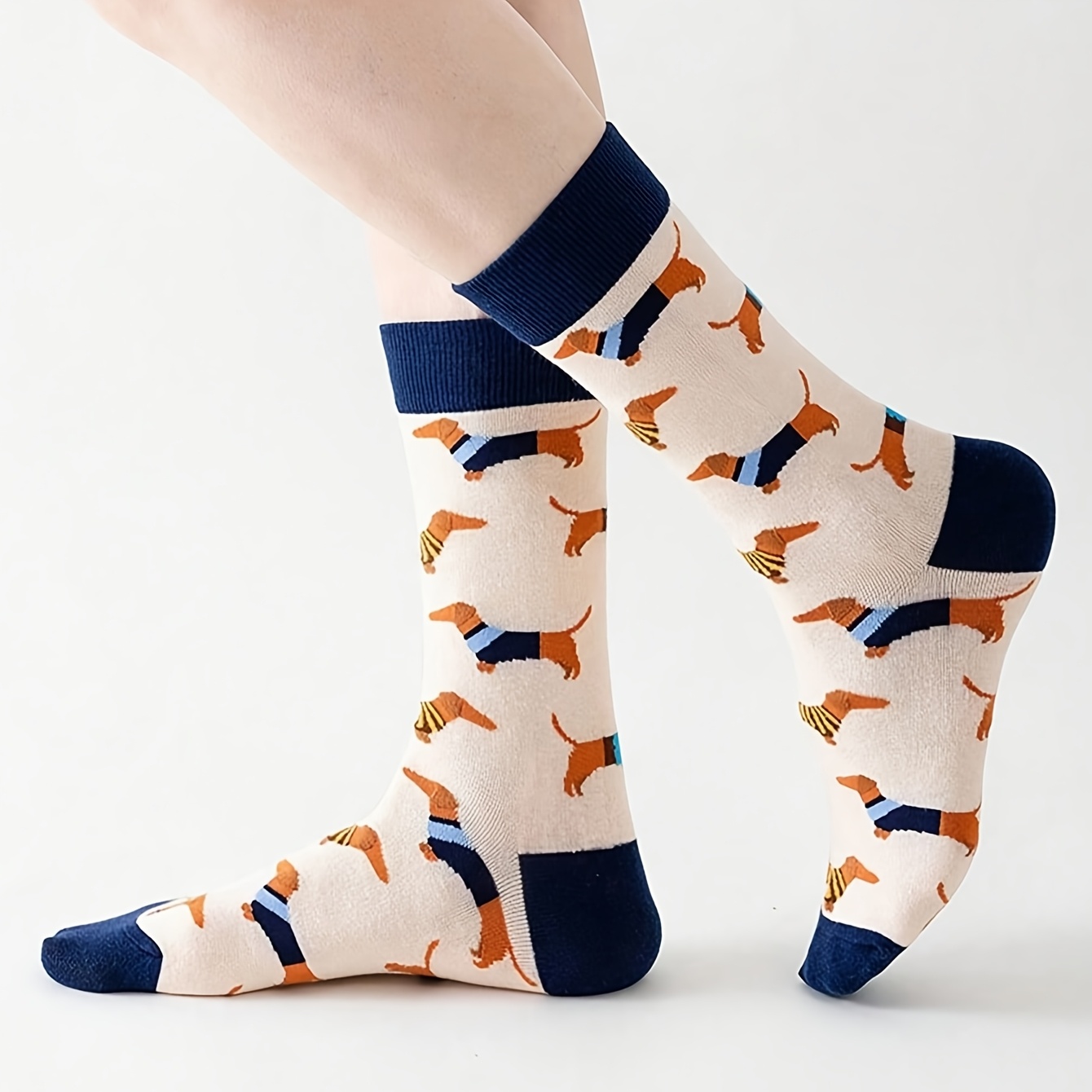 E-shop 1 Paar Lustige Persönlichkeits-Tier-Cartoon-Socken für Männer