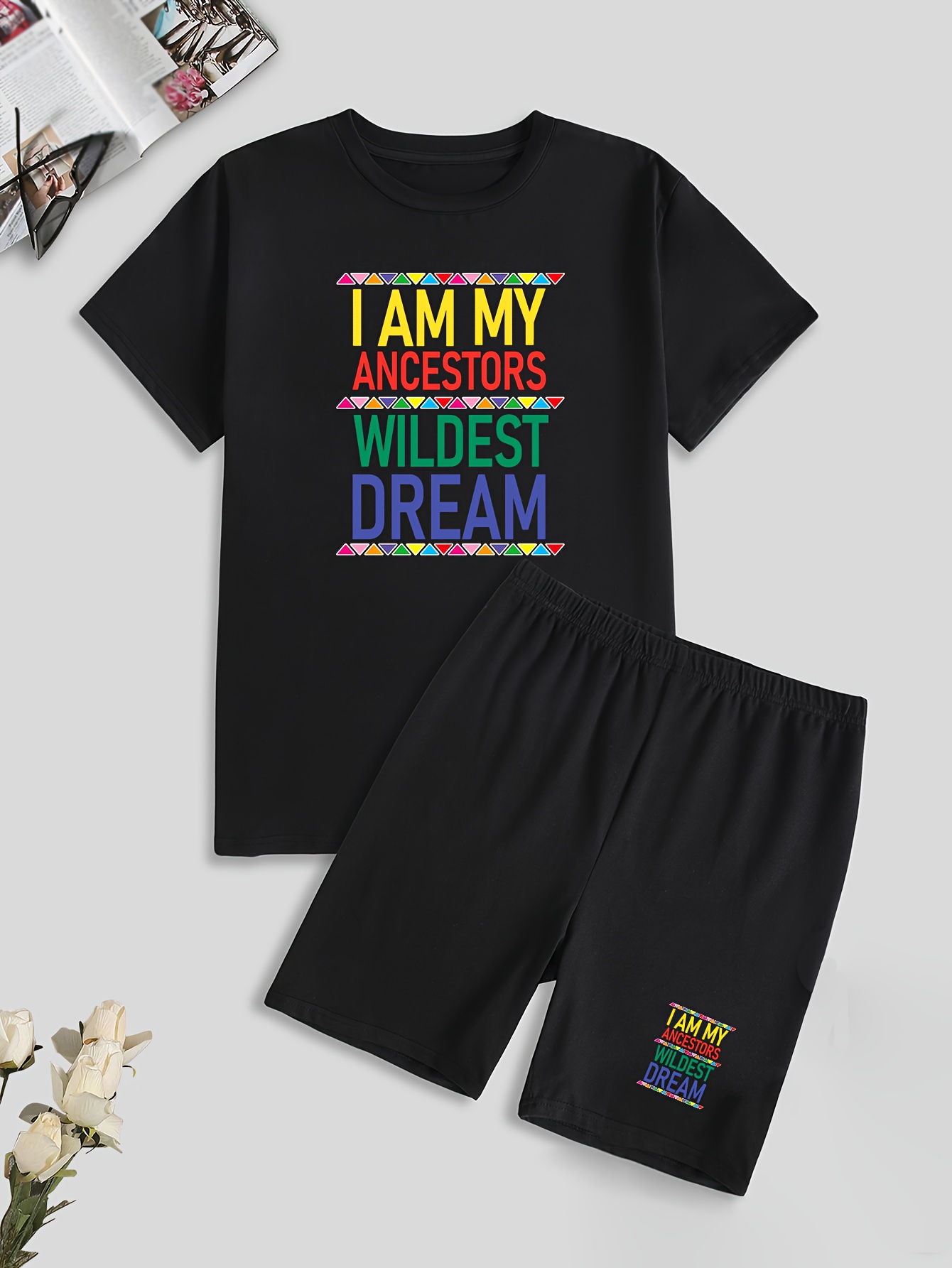 Black History Month I AM THE DREAM Short Sleeve T-Shirt - White