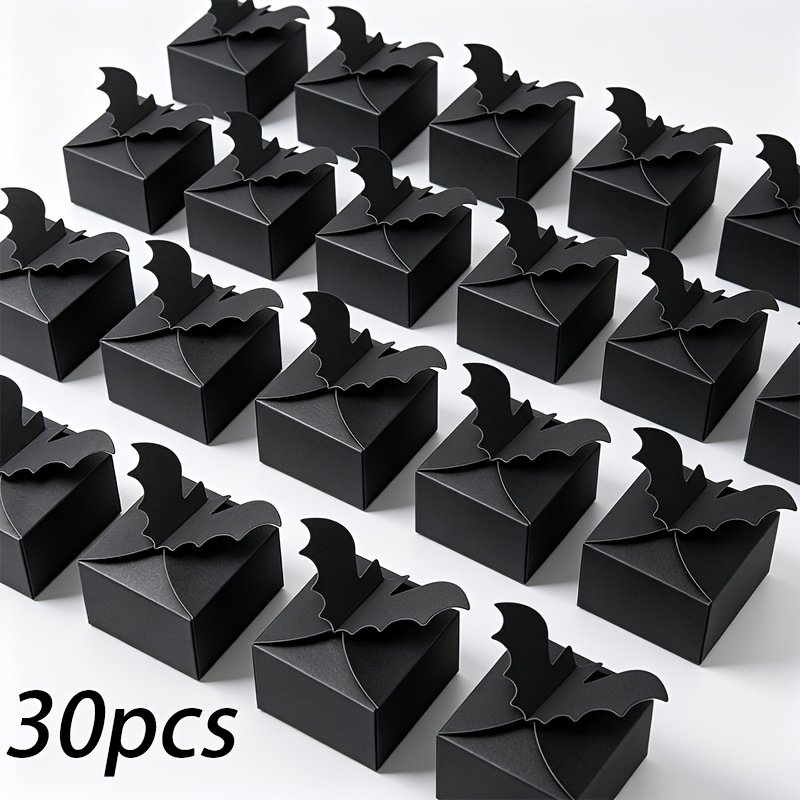 TEMU Gift For Her/him 30pcs Pack Of 30pcs Suitable For Halloween Party Gift Boxes With Foldable Small Boxes, Bat-themed Decorations For Escape Room