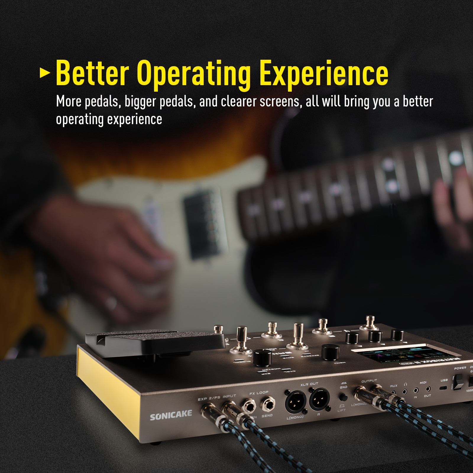 SONICAKE Matribox II Pro Guitar & Bass Amp Modeling Multi-Effects... product image 3