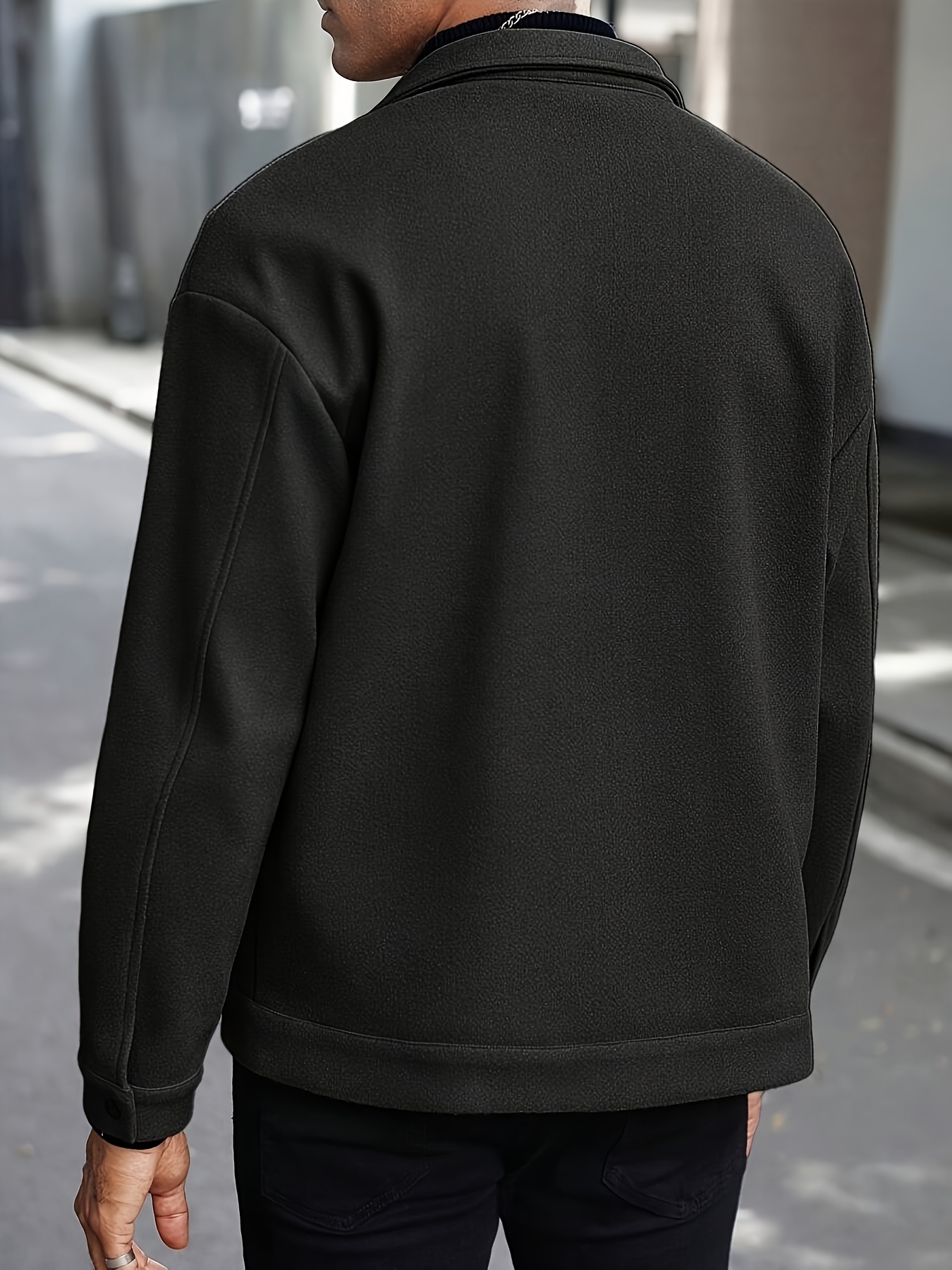 New Cross-Border Trendy Lapel Jacket, Men'S Loose And Versatile, Casual Short Coat, British Style Menswear
