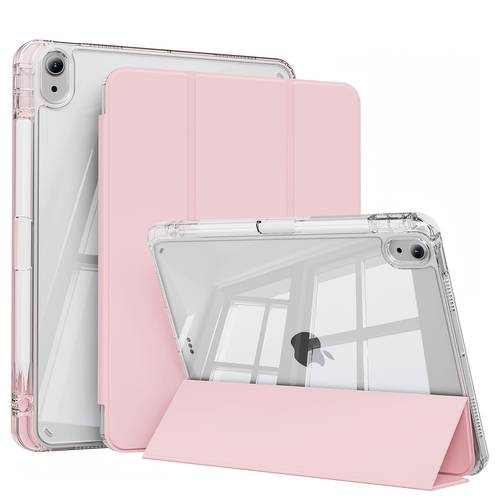 transparent crystal protective case with pen slot suitable for ipad 9 2 5th generation 7th generation 8th generation 9th th generation 11th 9 11 pro 11 2018 2021 2022 2 3 4 5 6 7 2024