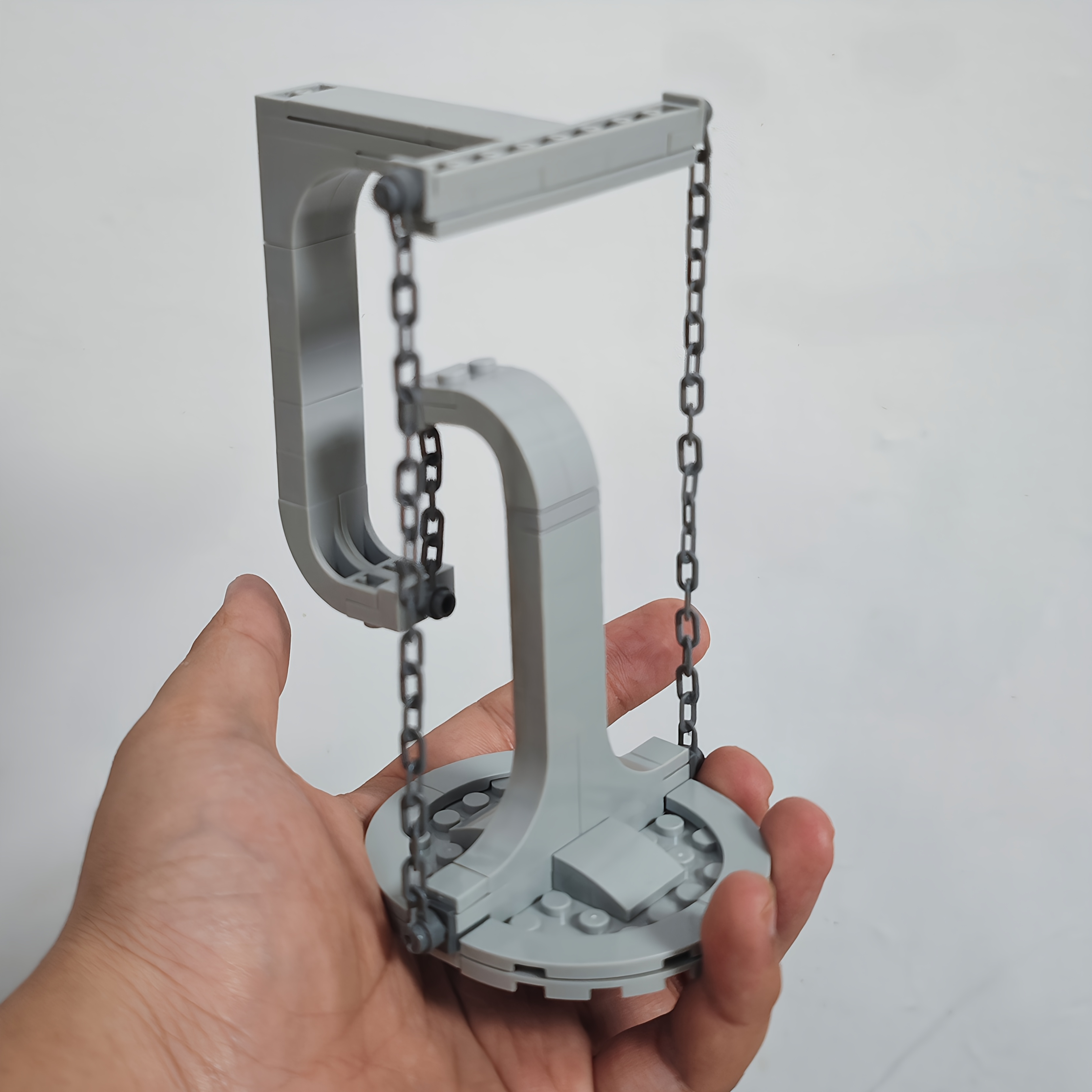 MOC Toy Building Model Floating Structure Support Rack
