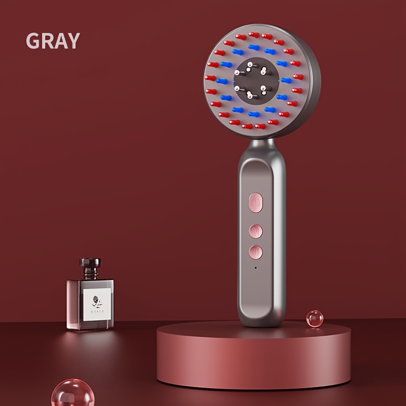 Multifunctional Liquid Head Massage Comb, 3-speed Vibration Massage, Detachable Liquid Storage Compartment