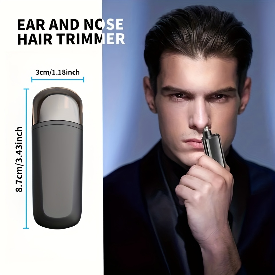 rechargeable ear and nose hair trimmer electric unisex usb electric no eyebrow facial hair removal nose trimmer portable   suitable for birthday gifts Product details 0