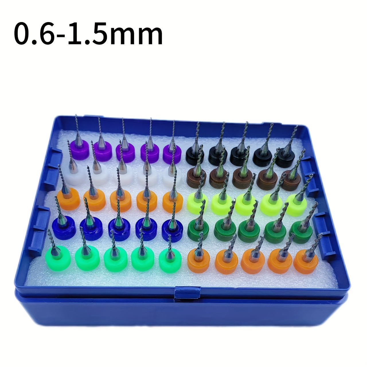 50pcs Miniature Drill Bits Set, Carbide Drill Bits For Pcb, Jewelry, Model Making, Diy Woodworking, Plastic Resin Craft Carving, Hex Shank, Metal, No Power Required, Mixed Set