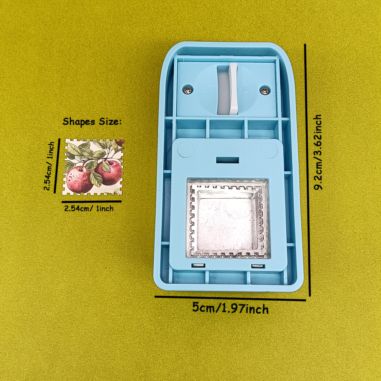 E-shop ALINACUTLE Papierstempel, 1-Zoll Quadratischer Briefmarkenstempel, Quadratischer -Briefmarkenstempel, Erstelle Präzise Briefmarken für
