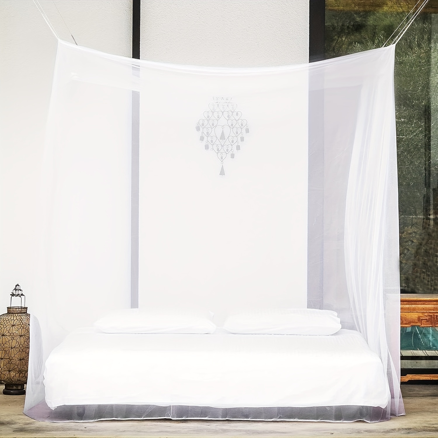 

1pc Mosquito Net, Mosquito Net Bed, Travel Mosquito Net, Fine Mesh, Durable, Lightweight, Great For Home, Travel And Camping - Mosquito Repellent