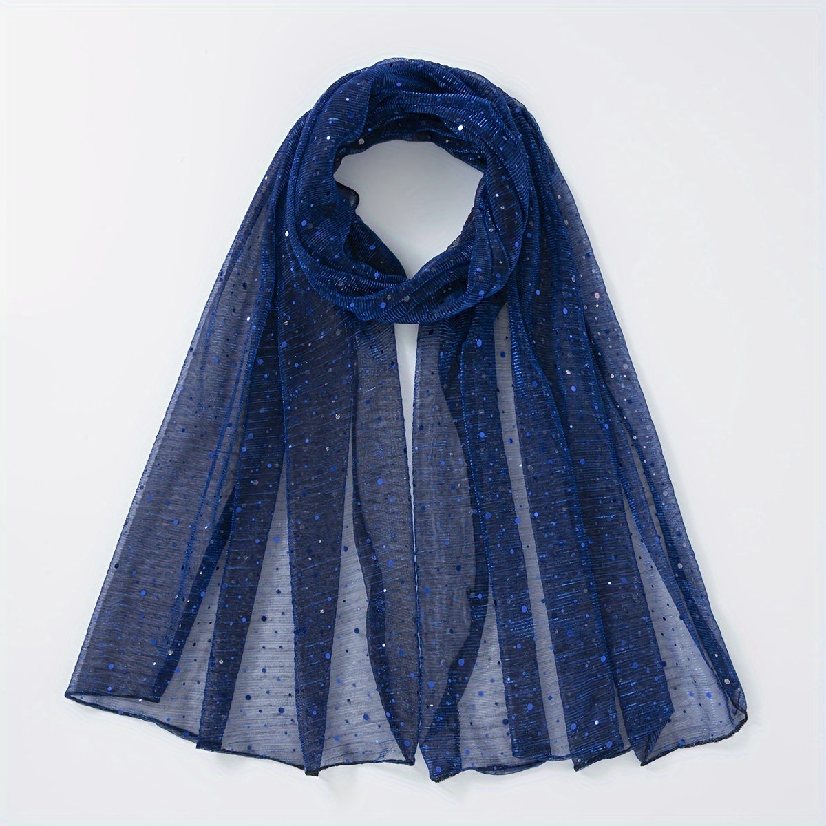 SOL soonerorlater SPARKLING SCARF NAVY SOL soonerorlater