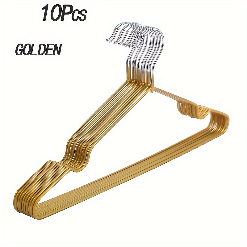 20 pack metal hangers non slip   large capacity space saving   clothes hangers for home use details 4