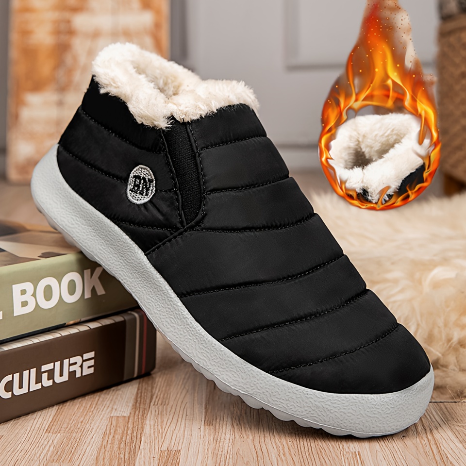 Men's Warm Snow Boots with Comfortable Lining