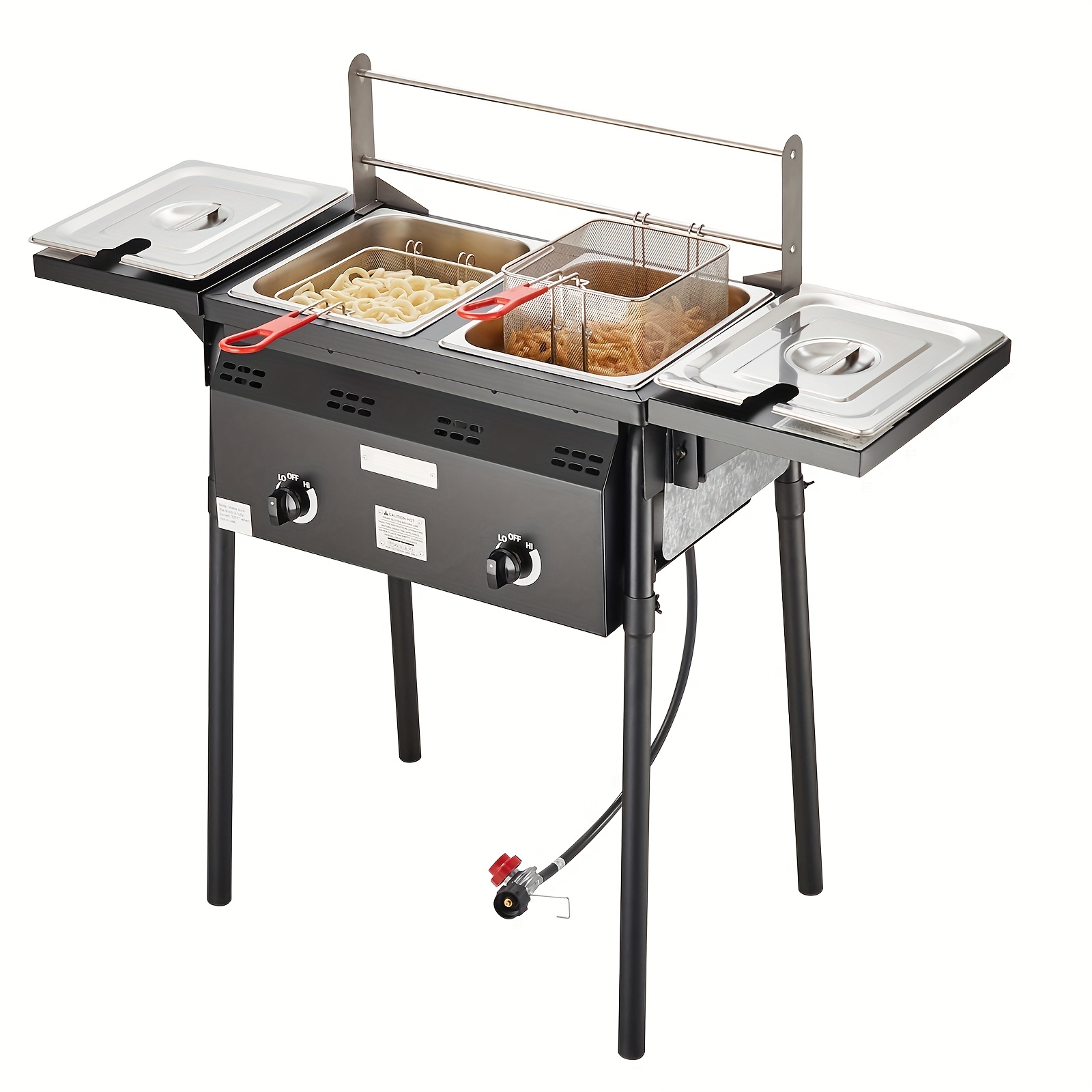 outdoor propane deep fryer 16 qt dual burner Temu
