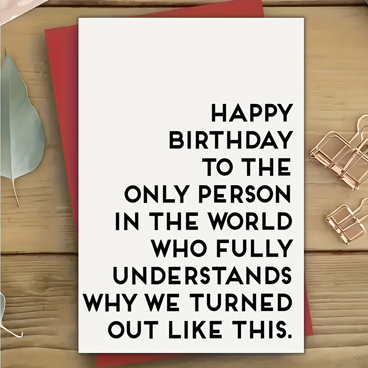 

1pc Humorous Birthday Greeting Card For Brother, Sister, Or Best Friend - Theme, , Funny Card With Envelope, Funny Birthday Cards