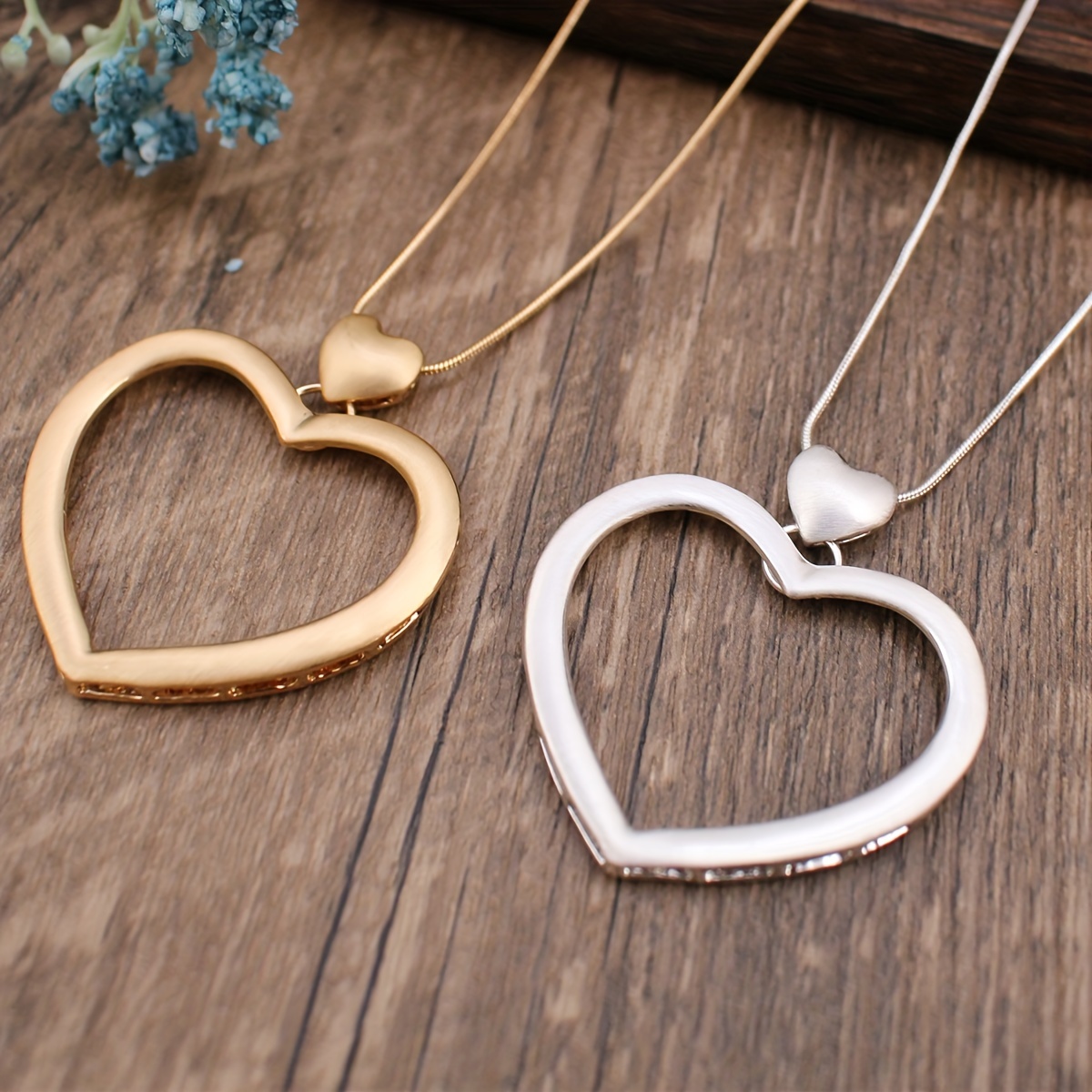 Heart Pendant Necklace for Women, Thanksgiving Gift