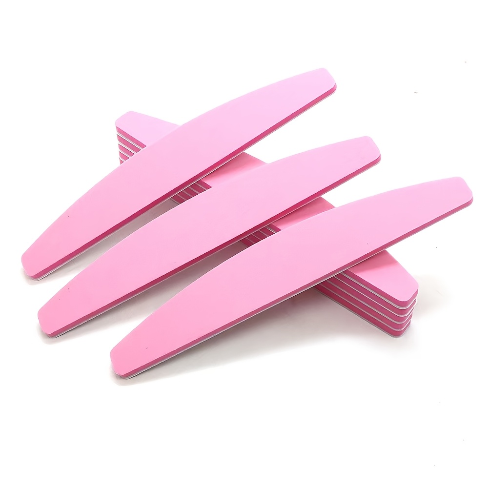 30pcs Colorful Sponge Nail Buffing Sanding Buffers, Dual-Sided