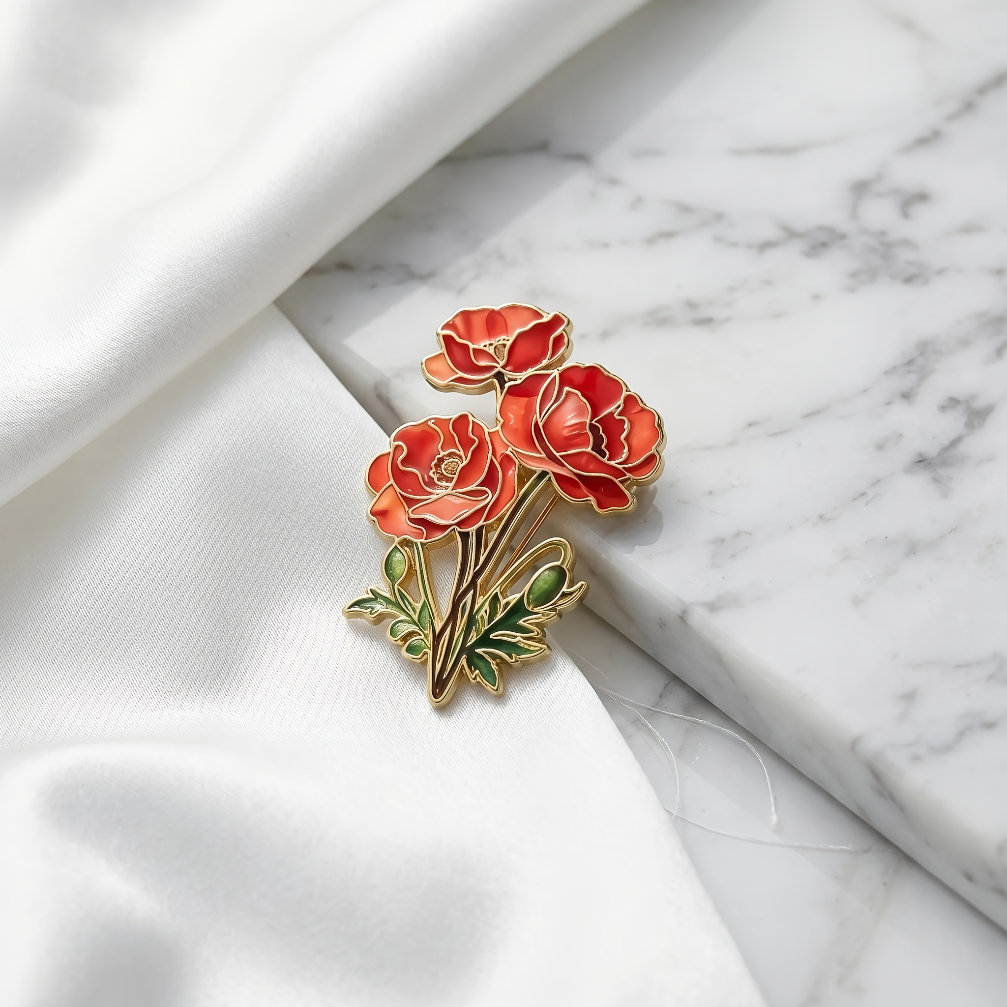 TEMU Épingle à bouquet de style , broche florale artificielle , sac fourre-tout en toile, , et - Accessoire de tenue polyvalent multi-scènes,