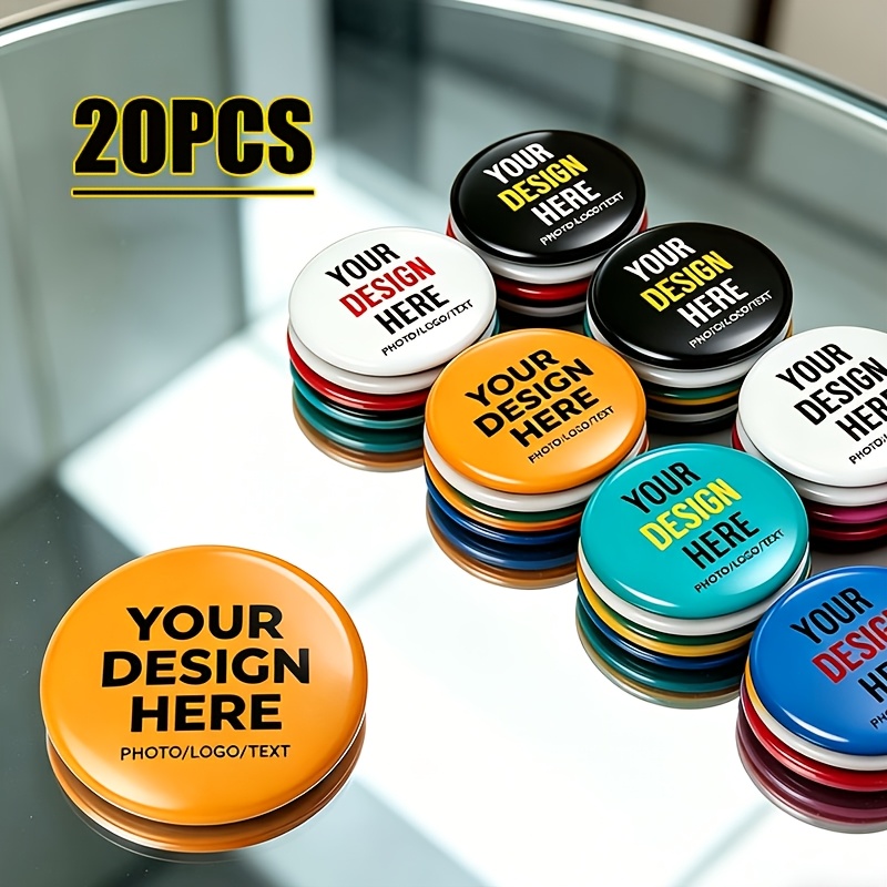 TEMU Custom Metal Badges Personalized Enamel Brooches Pin Brooches Suitable For Weddings, Parties, Conferences, Schools And Events Promotions,