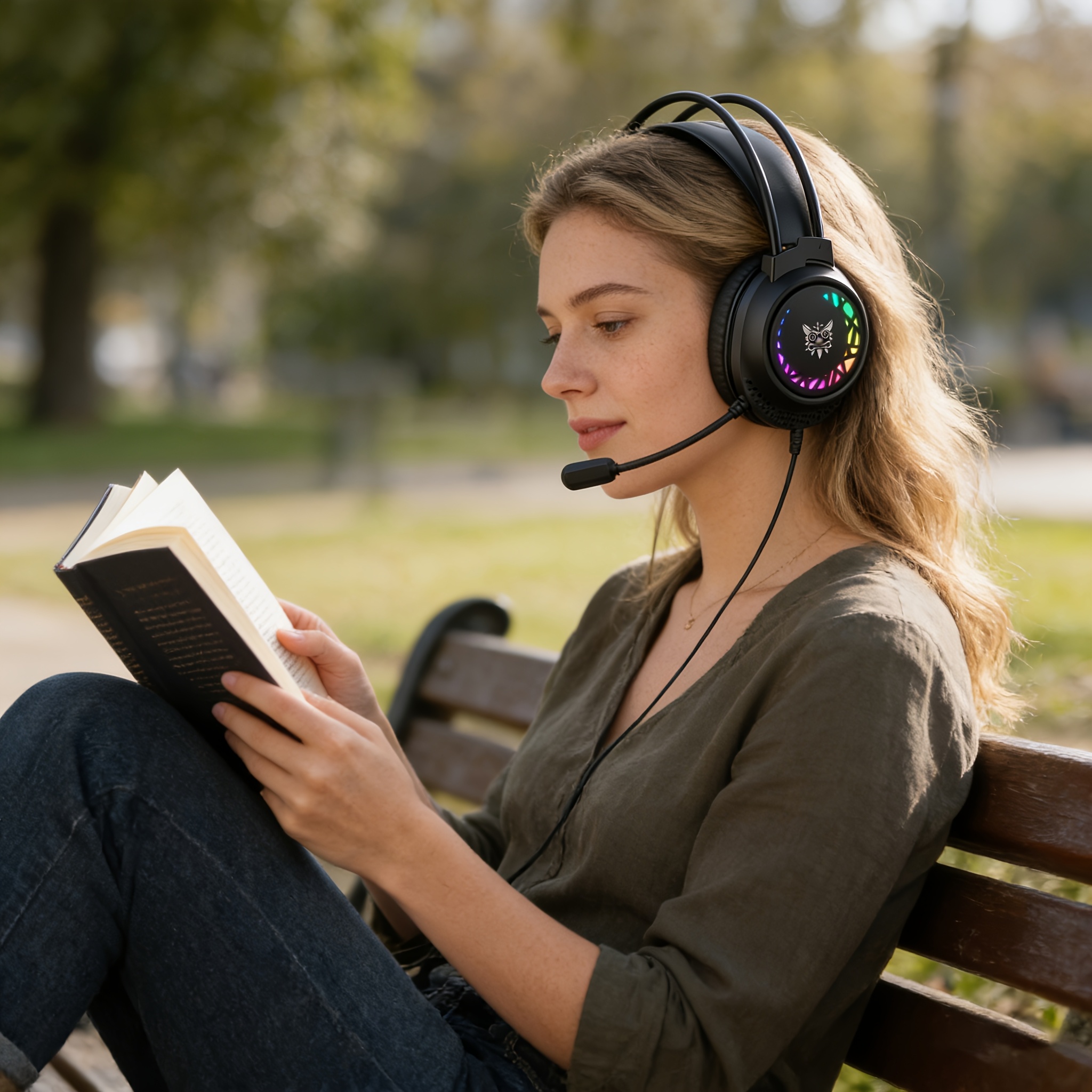 ONIKUMA Gaming Headset, Universal for Desktop & Laptop with... product image 5