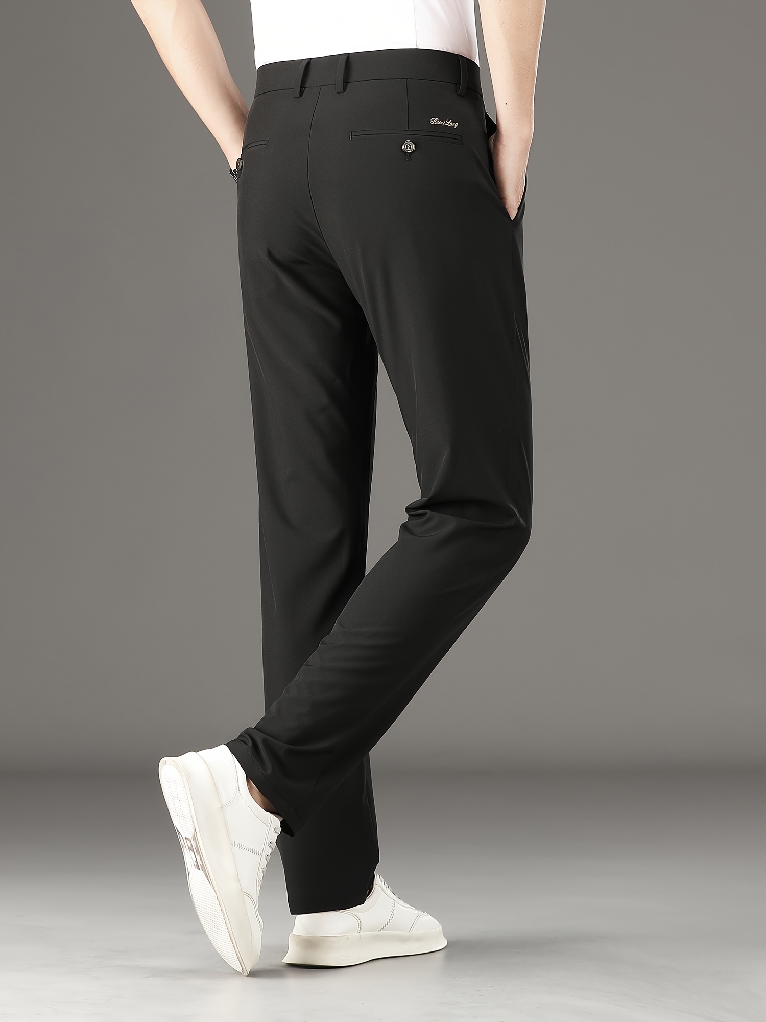 summer ultra thin breathable fabric casual pants men simple - Temu