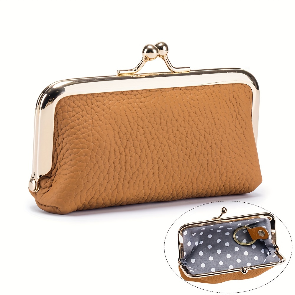 Porte-Monnaie Pochette En Cuir - Couleur Au Choix, Neuf Avec Étiquettes
