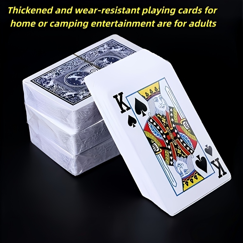 Thickened Wear-Resistant Adult Paper Playing Cards, One Deck