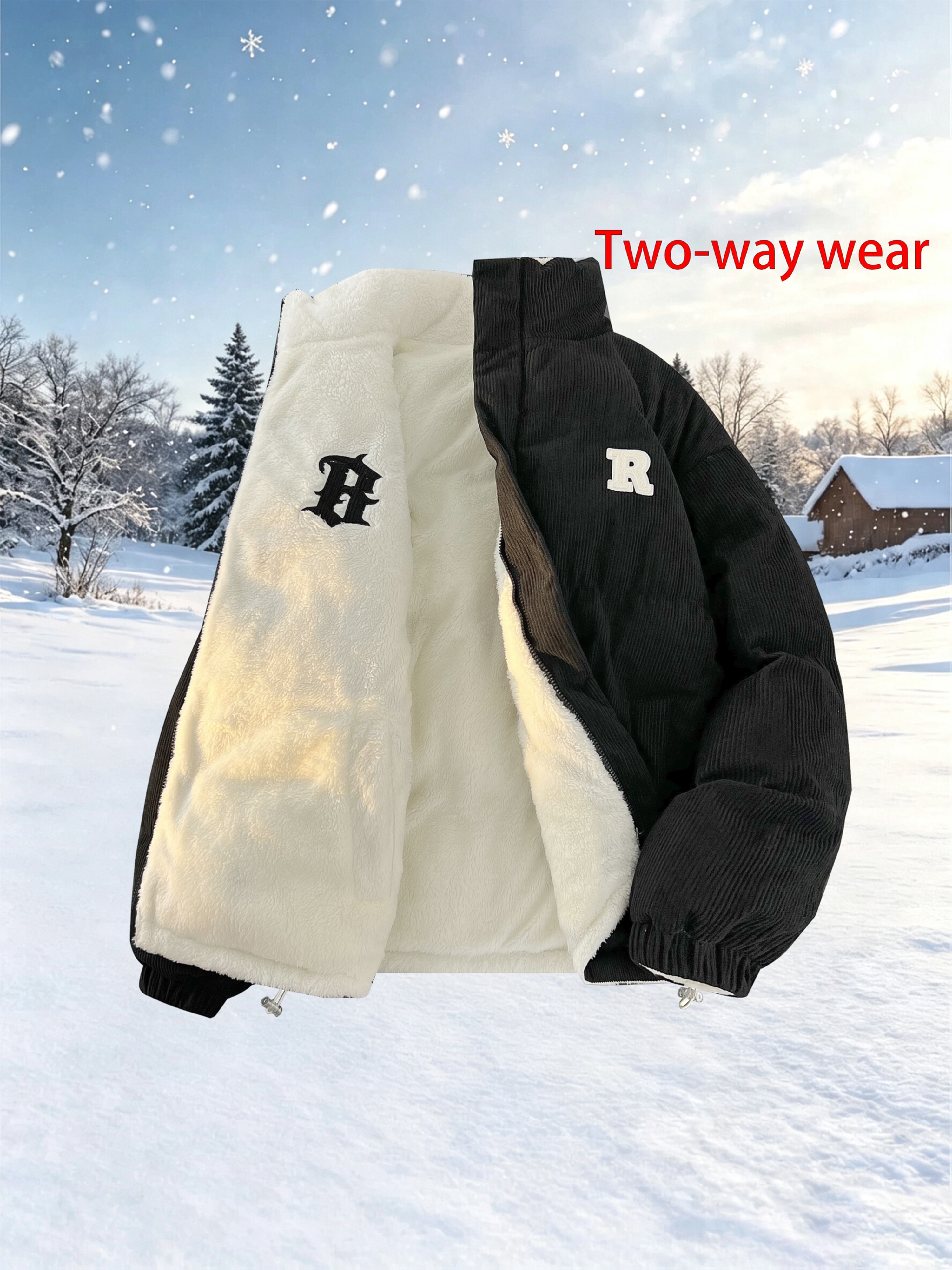 Double-Faced Wearable Ultra-Warm Lamb Fleece Jacket