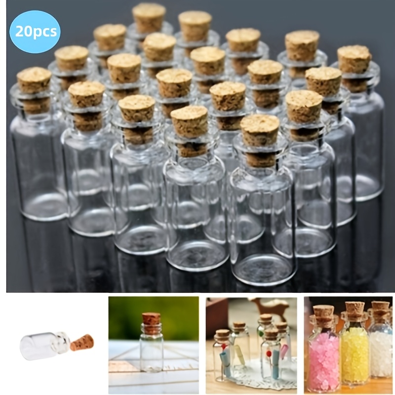 small glass bottles sold on Temu United States