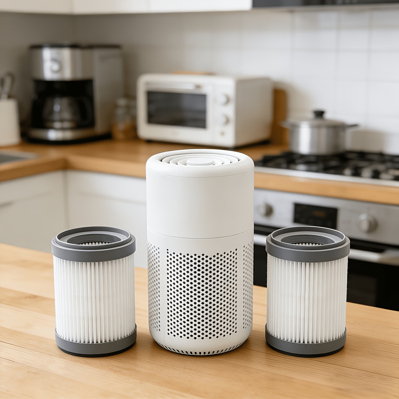 2026 New Model HEPA Negative Ion Desktop Air Purifier | Quiet Anti-Allergy Odor Eliminator | Effectively Removes Pet Dander, Cigarette Smoke, Pollen, Formaldehyde, and PM2.5 | Equipped with Type-C Port, Suitable for Bedrooms and Offices