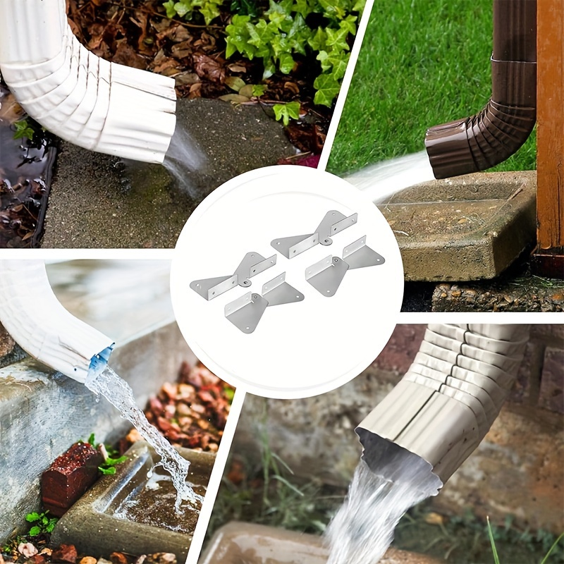 Gutter Extension Hinge Set Diy Downspout Extension Kit With Snap