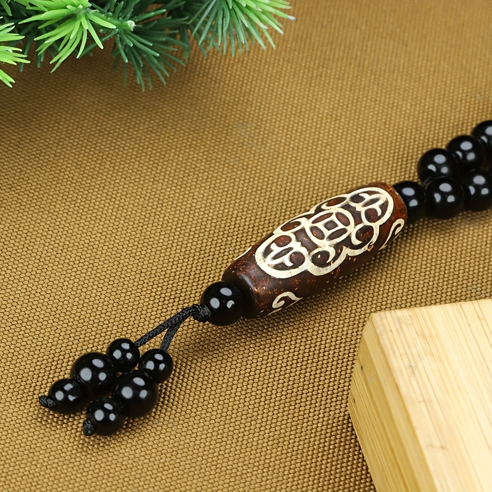 Bohemian Retro 9-Eye Sky Stone Bead Necklace