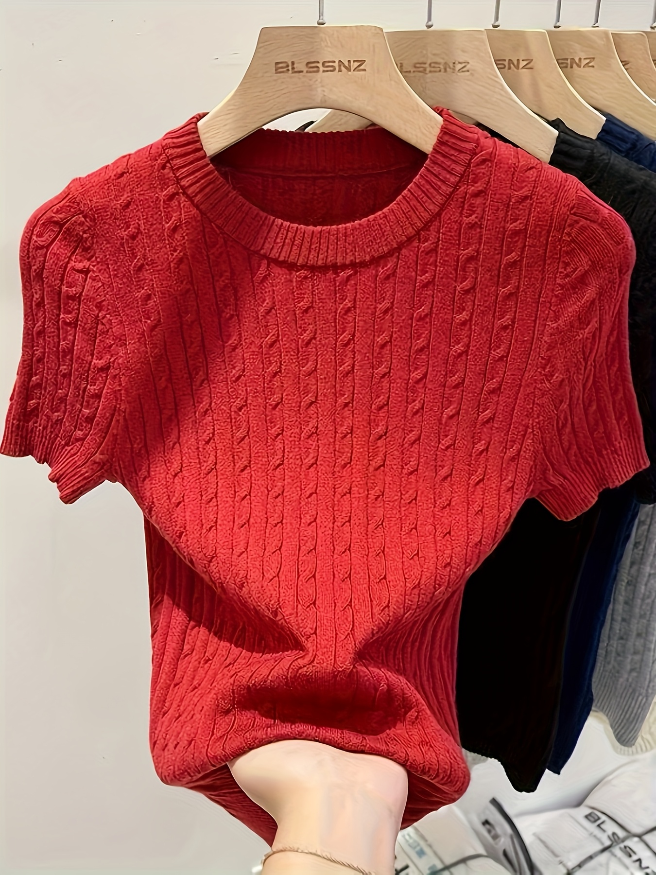 Wollpullover Damen Winter - Strickpullover Damen V Ausschnitt Sweater