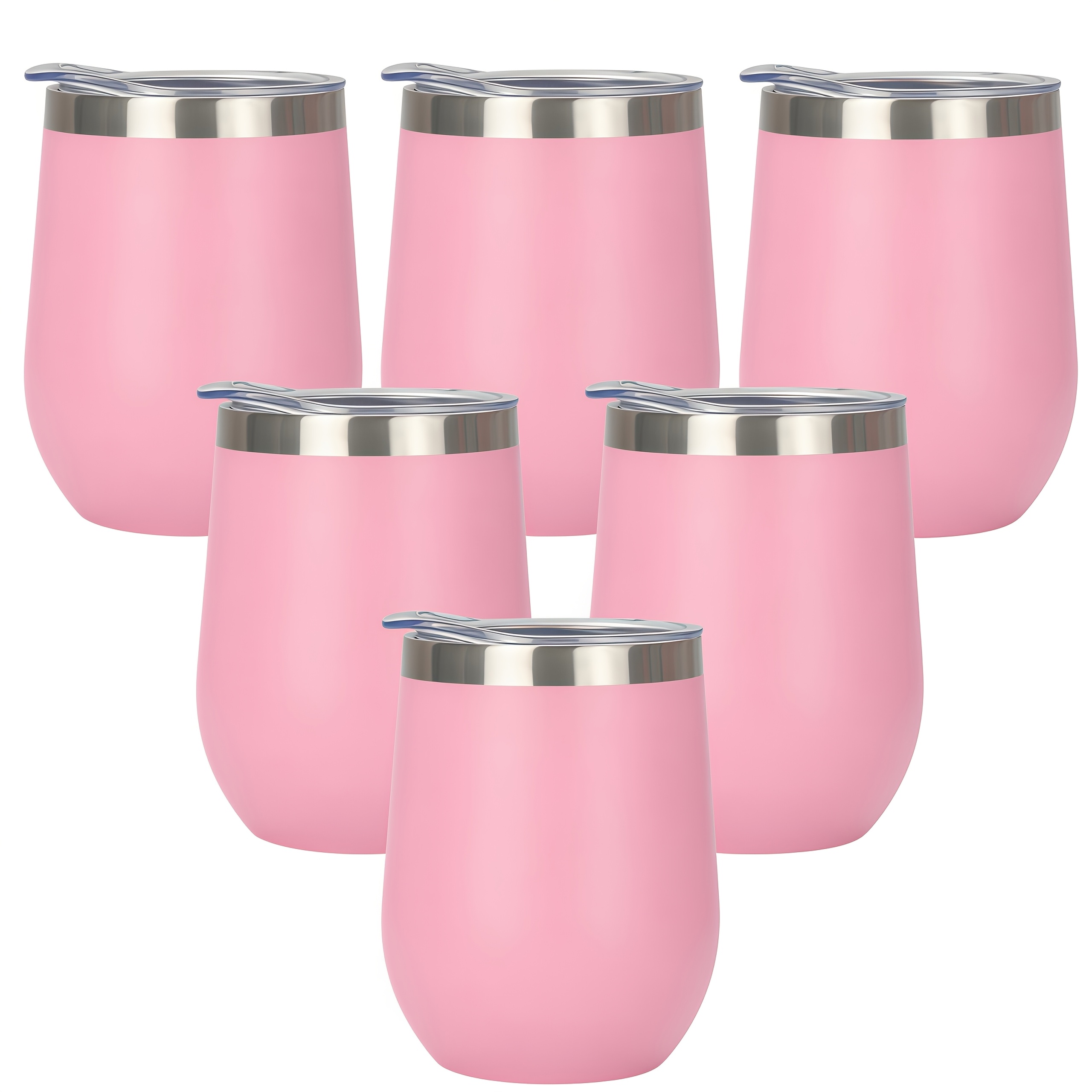TEMU 6-pack 12oz Insulated Tumblers