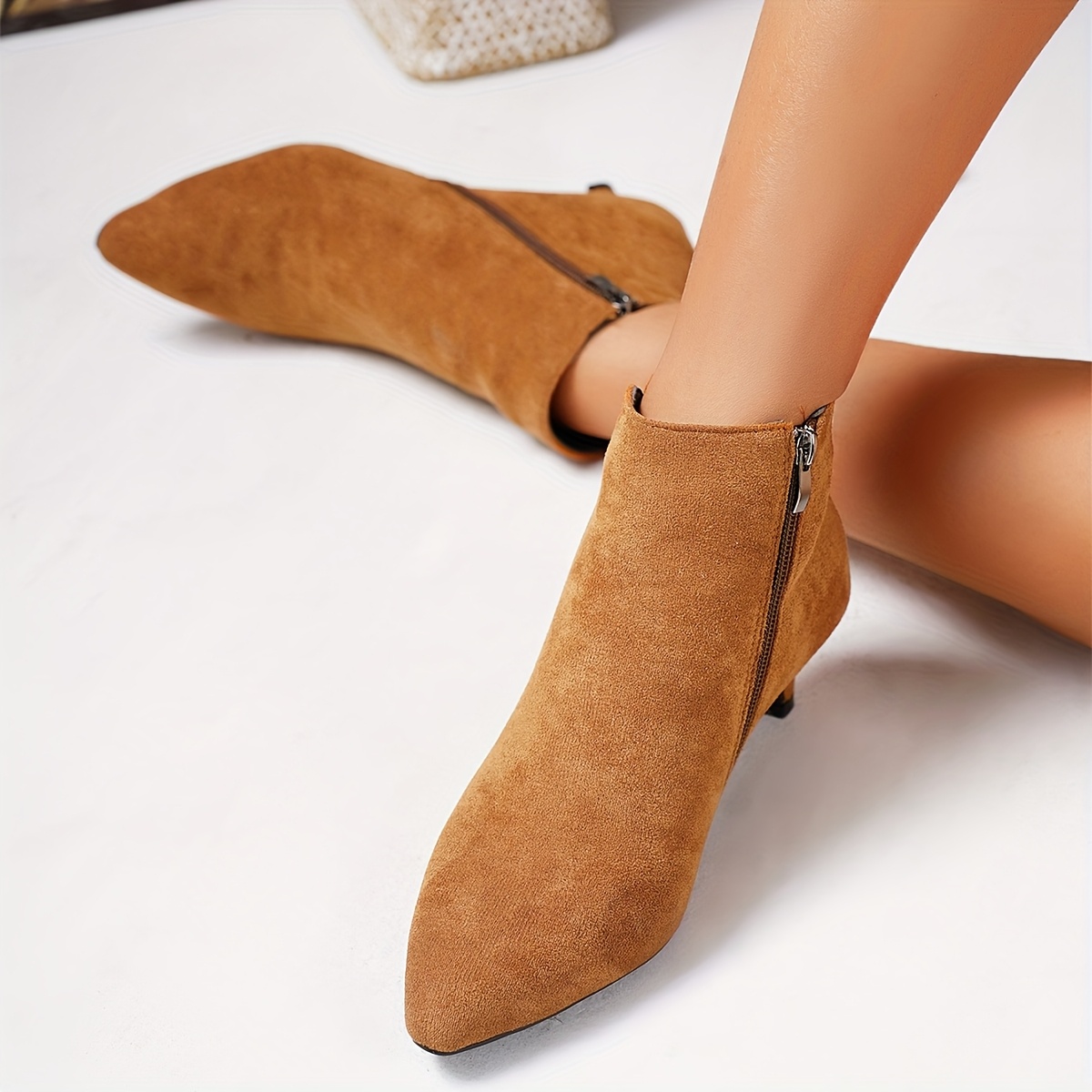 Chelsea Light Coloured Ankle Boots Women's Wide Fit Chelsea Pull