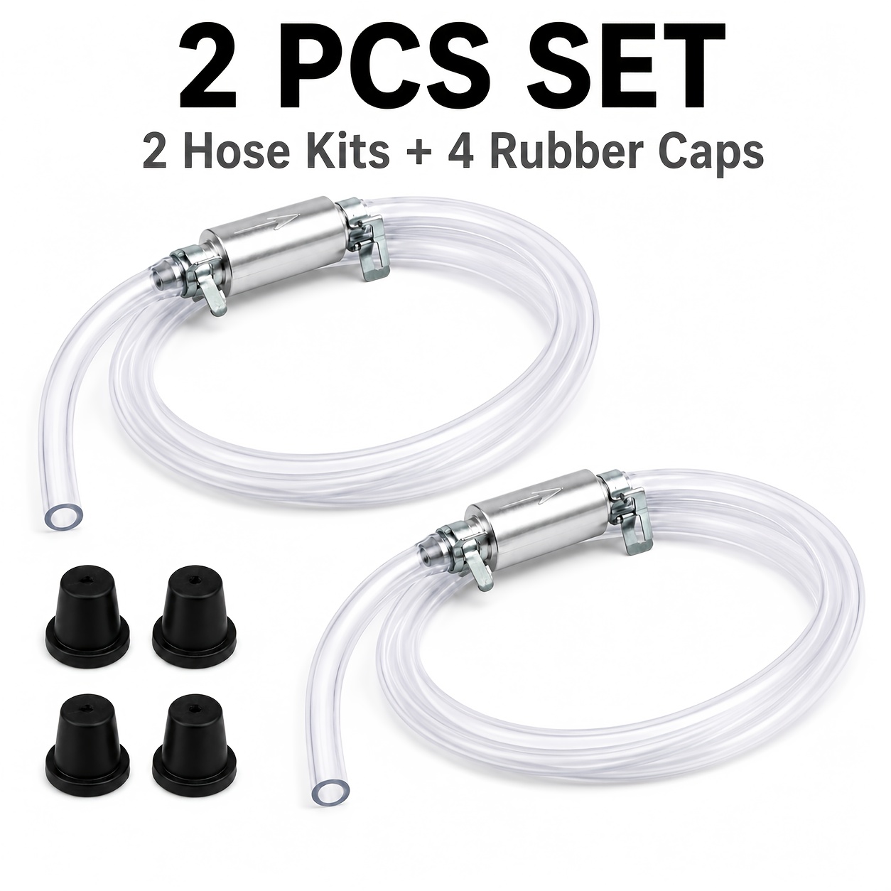 TEMU 1pc/2pcs/5pcs/10pcs Universal Brake Bleeding Hose Kit, Bleeding Tool, Suitable For Car And Motorcycle Brake Systems, Brake Bleeding Hose With