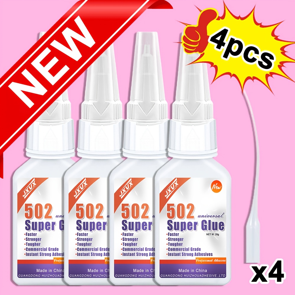 Temu – TEMU 4/2pcs Heavy Duty Glue For Everything, All-purpose, Fast Drying, Clear,, Glue, Wood Glue, Metal Glue, Craft Glue, Extra Hold Nail Glue Super