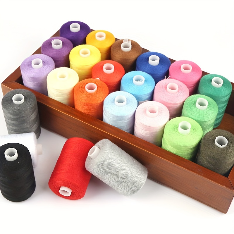 

24 Assorted 1000m Of Sewing Thread - Suitable For And Sewing Machines