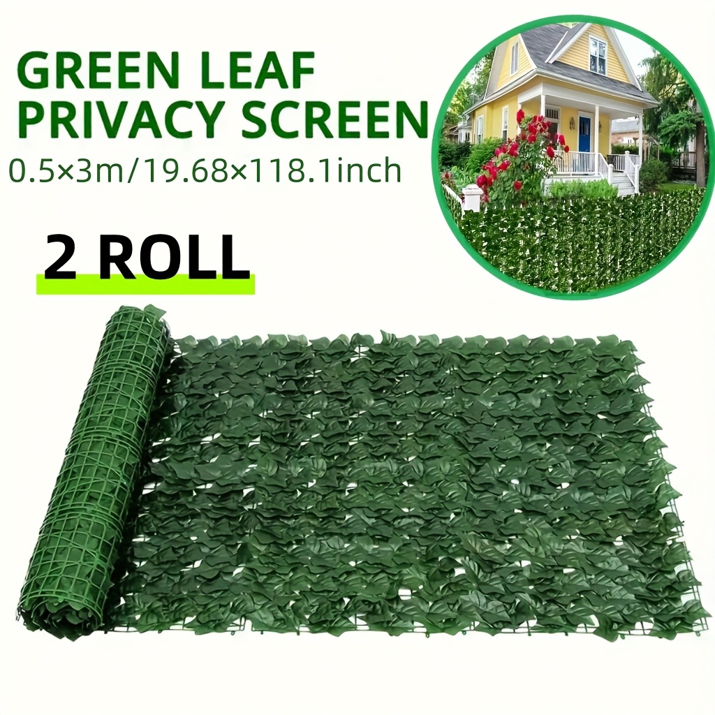 

Artificial Ivy Privacy Fence Wall Screen, Hedge Panels Greenery Vines, Artificial Hedges Fence And Ivy Decoration For Outdoor Garden Decor, Decor - Ideal For Reunions And Home Events