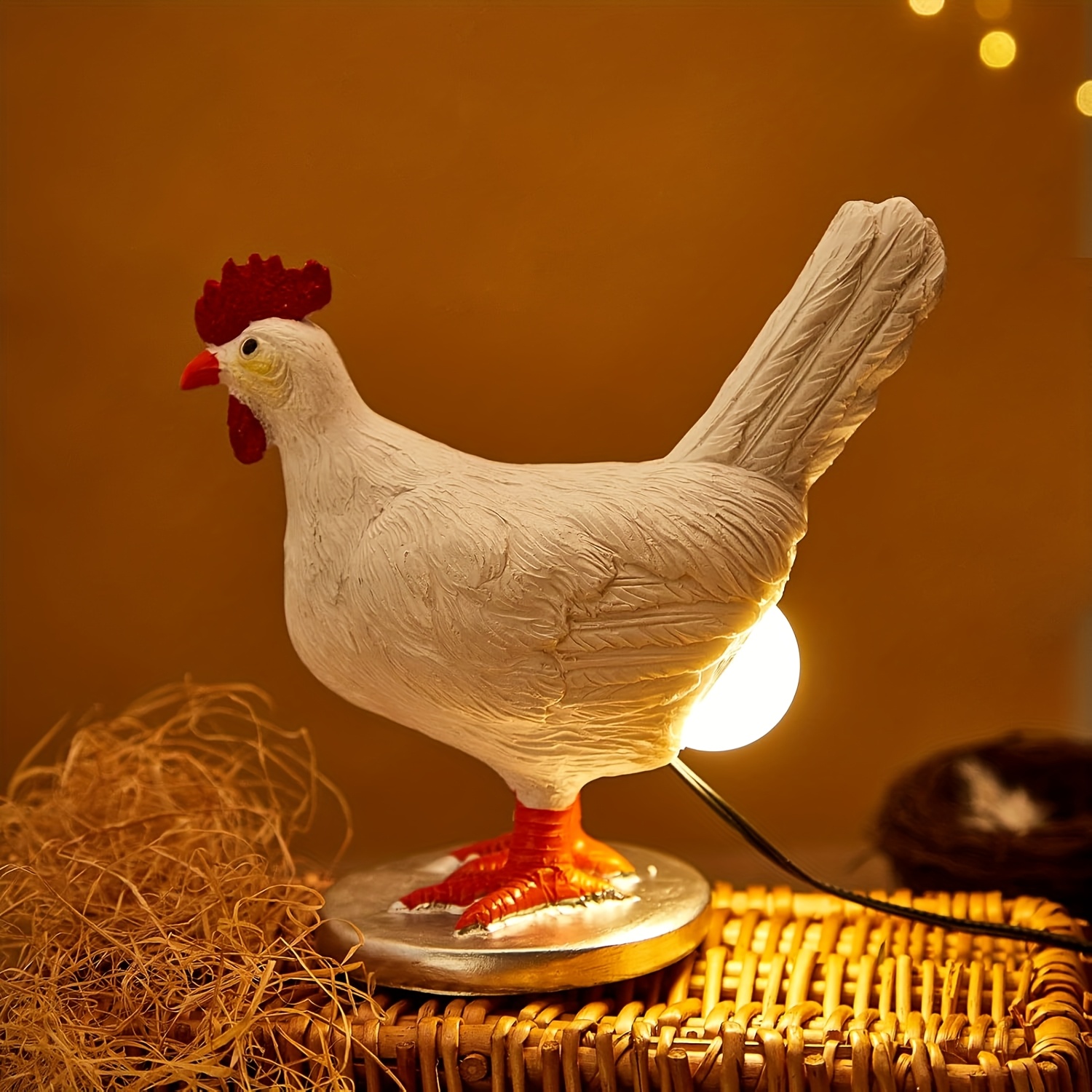 Upgraded Chicken Egg Lamp, Chicken Lamp, 16 Colors Change