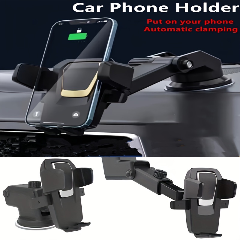 Car Mobile Phone Holder Snap on Inner Car Clip Rotatable - Temu