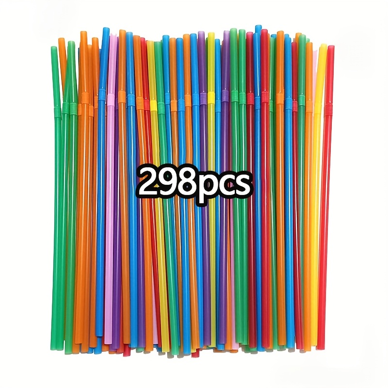 E-shop 298-teiliges handgewebtes Stroh-Set (zufällige Farben), DIY-Bastelwerkzeug für kreative Formen, praktisches Küchenzubehör Bastelbedarf für