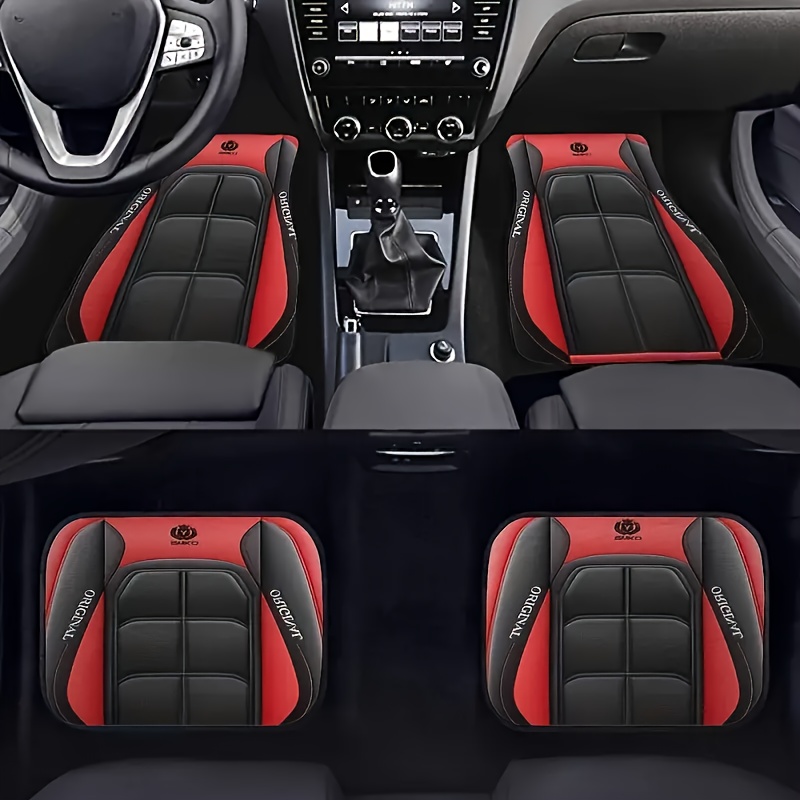 

4pcs Floor Mats Set - Fit, Leather, Anti-slip & Wear-resistant For All Vehicles