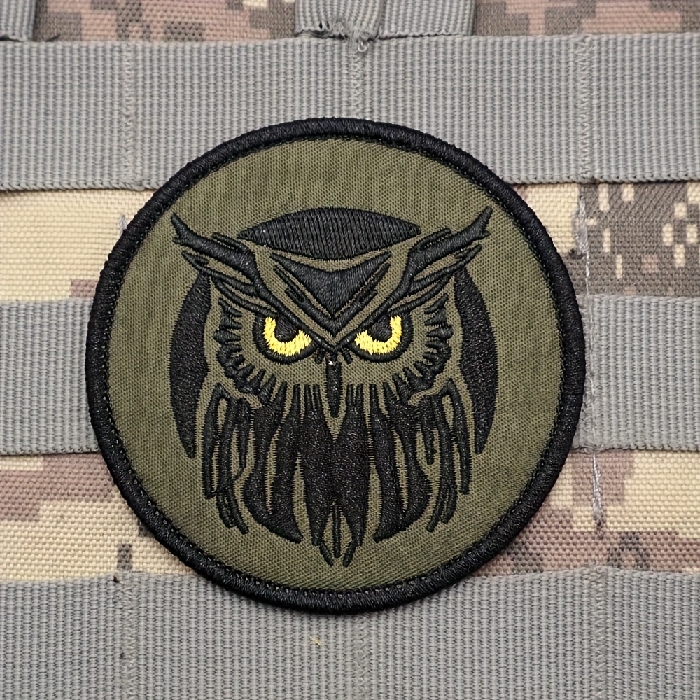 Olive Embroidery Patch With - Badges For Backpacks, Vests, And Clothing